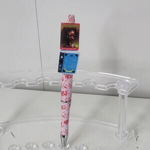 Handmade Beaded Pen Goosebumps Night of the Living Dummy Horror Book Lover Theme